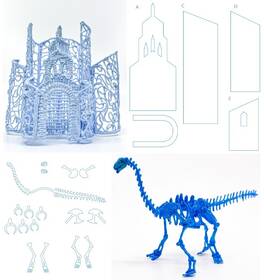 3D pero 3Doodler Start+ a 72 náplní + 10 šablon 

