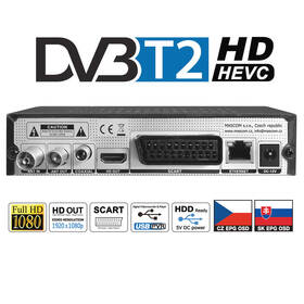 Set-top box Mascom MC721T2 HD PLUS Senior černá barva
