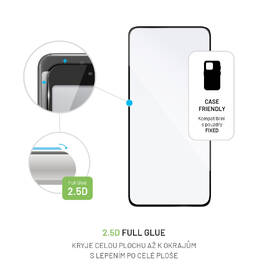 Tvrzené sklo FIXED Full-Cover na Huawei nova 11 SE/12 SE černá barva
