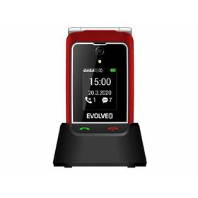 Mobilní telefon Evolveo EasyPhone FG - ZÁNOVNÍ - 12 měsíců záruka červená barva
