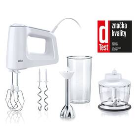 Ruční šlehač Braun HM 3137 WH bílá barva
