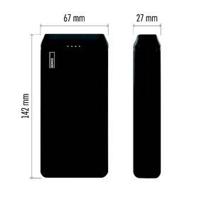 Powerbank EMOS AlphaQ2 20, 20000 mAh, 22,5 W černá barva
