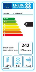 Chladnička s mrazničkou Electrolux EN2400AOW bílá barva
