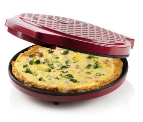 Pec na pizzu Domo DO9177PZ červená barva
