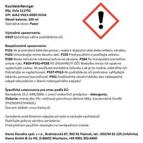 Čisticí sada XAVAX pro sklokeramické, indukční desky 
