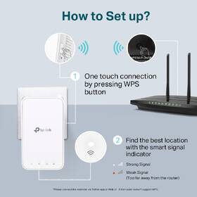 Wi-Fi extender TP-Link RE300 bílá barva
