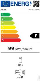 Autochladnička Yolco BCX40 CARBON 
