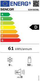 Autochladnička Sencor SCM 5501BL 
