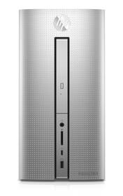Stolní počítač HP 570-p051nc stříbrná barva
