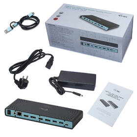 Dokovací stanice i-tec USB 3.0 / USB-C Dual Display + Power Adapter 100W 
