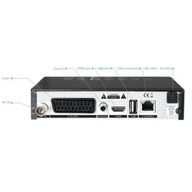 Set-top box Maxxo STB T2 + senior ovladač černá barva
