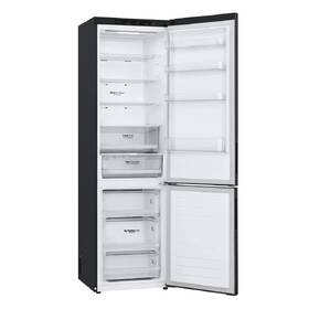 Chladnička s mrazničkou LG GBP62MCNBC černá barva
