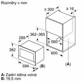 Mikrovlnná trouba Siemens BF722L1B1 černá barva
