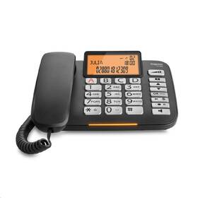 Domácí telefon Gigaset DL580 černá barva
