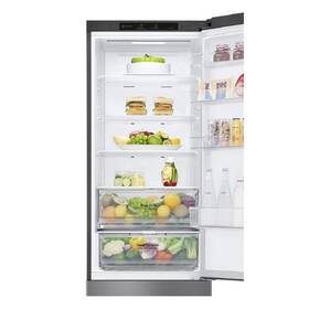 Chladnička s mrazničkou LG GBP62PZNAC stříbrná barva
