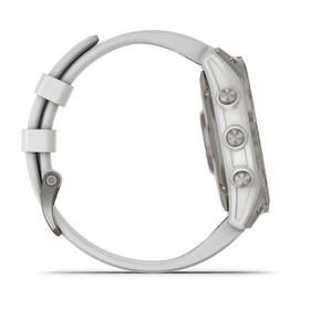 GPS hodinky Garmin epix (Gen 2) Sapphire - Titan/White Silicone Band 
