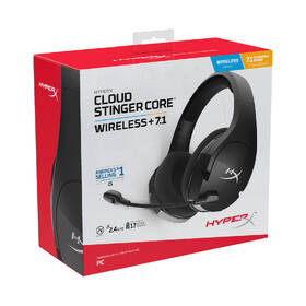 Headset HyperX Cloud Stinger Core Wireless 7.1 černá barva
