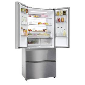 Americká lednice Haier HFR7819ENGC stříbrná barva
