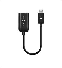 Redukce FIXED micro USB, OTG, USB 2.0 černá barva
