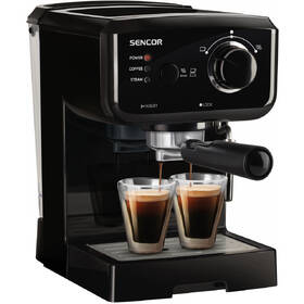 Espresso Sencor SES 1710BK černá barva
