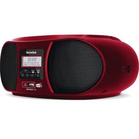 Radiopřijímač DAB+/CD Technisat DIGITRADIO 1990 červená barva
