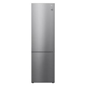 Chladnička s mrazničkou LG GBP62PZNAC stříbrná barva
