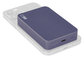 Powerbank EMOS WI 1046, 10 000 mAh, 20 W+Wireless modrá barva
