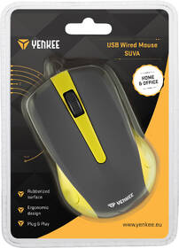 Myš YENKEE YMS 1015YW USB Suva černá barva
