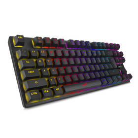 Klávesnice Niceboy ORYX K300X, CZ layout černá barva
