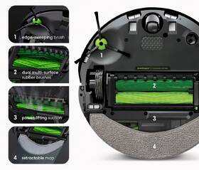 Robotický vysavač iRobot Roomba Combo j7+ černá barva

