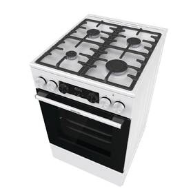 Kombinovaný sporák Gorenje GKS5C73WF bílá barva
