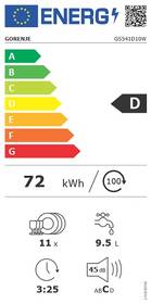 Myčka nádobí Gorenje GS541D10W bílá barva
