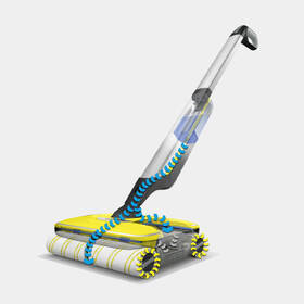 Podlahová myčka Kärcher FC 7 Cordless stříbrná barva
