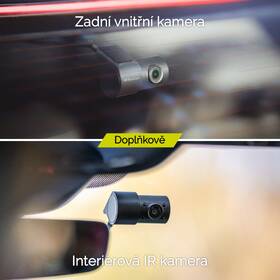 Autokamera TrueCam H25 GPS 4K (s hlášením radarů) černá barva
