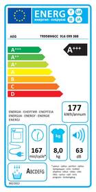 Sušička prádla AEG TR958M6CC bílá barva
