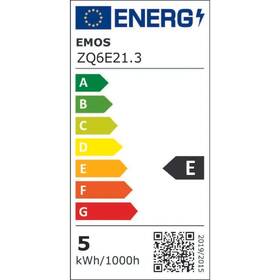 Žárovka LED EMOS Classic mini globe, E27, 4,2W, teplá bílá (3 ks) 
