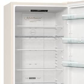 Chladnička s mrazničkou Gorenje NRK6202CLI IonAir béžová barva
