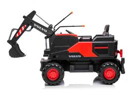 Elektrický bagr Beneo Volvo Excavator 12V červený 
