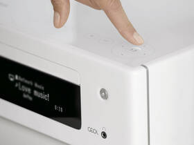 Mikrosystém Denon RCD-N10 CEOL + repro SCN-10-W bílá barva
