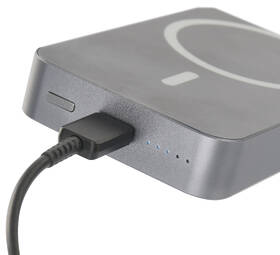 Powerbank EMOS WI 1046, 10 000 mAh, 20 W+Wireless šedá barva
