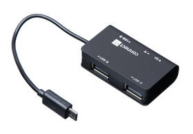 Čtečka paměťových karet Connect IT + USB hub micro USB 
