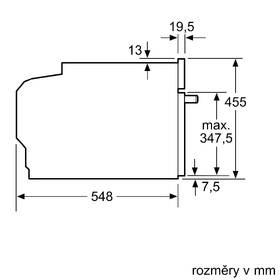 Kompaktní trouba Siemens CM724G1B1 černá barva
