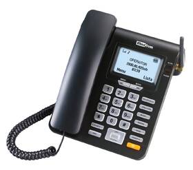 Domácí telefon MaxCom MM28D černá barva
