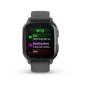 Chytré hodinky Garmin Venu Sq 2 - Slate/ Shadow Gray Silicone Band 
