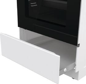Sklokeramický sporák Gorenje GEC5C42WG bílá barva
