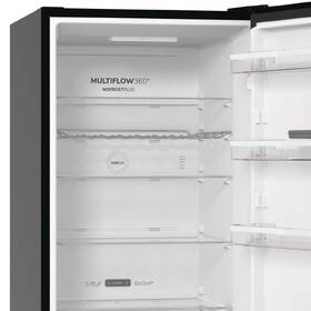 Chladnička s mrazničkou Gorenje NRC6204SBXL4 černá barva
