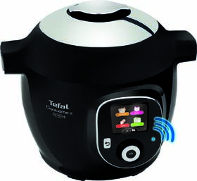 Multifunkční tlakový hrnec Tefal Cook4me+ Connect CY855830 černá barva
