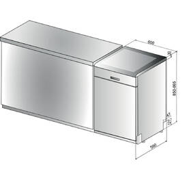 Myčka nádobí Whirlpool WFF 4O33 DLTGX @ nerez
