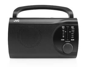 Radiopřijímač JVC RA-E321B černá barva

