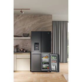 Americká lednice Whirlpool WQ9I FO2BX EF černá barva
